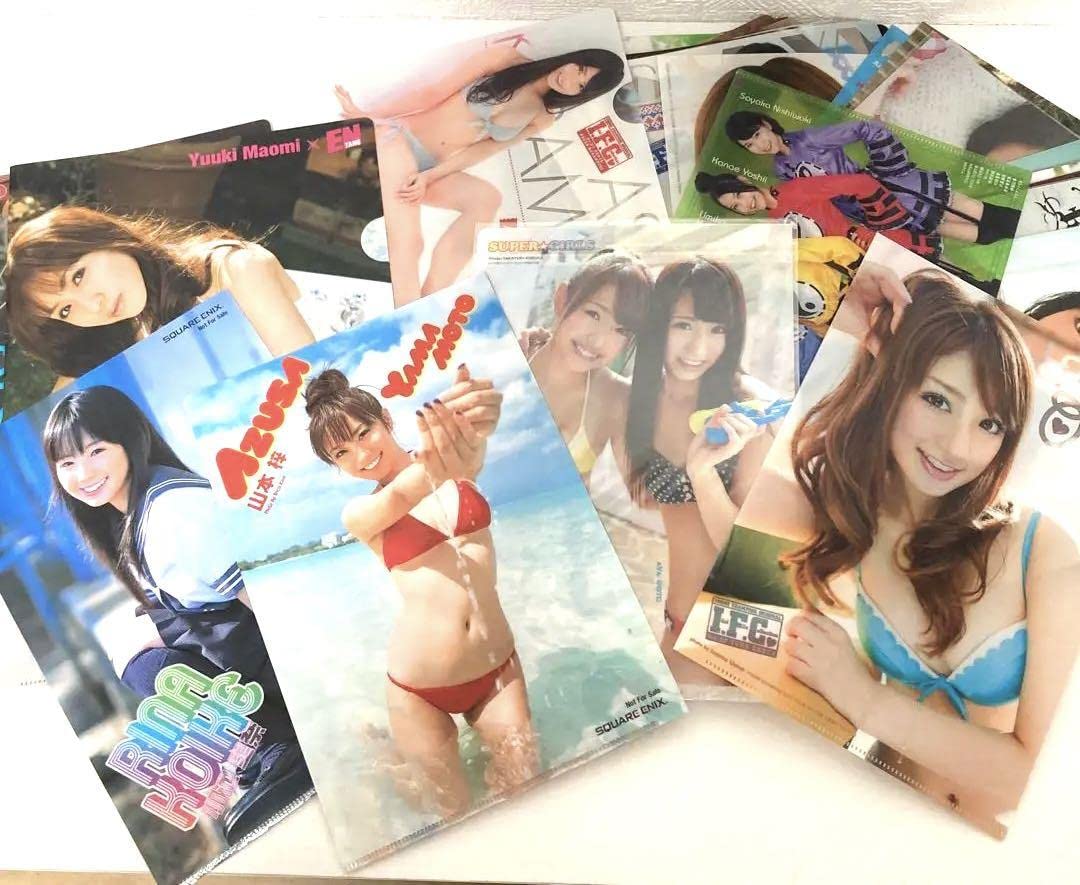 Amazon.co.jp: 平成 グラビアアイドルクリアファイル 70枚 まとめ売り